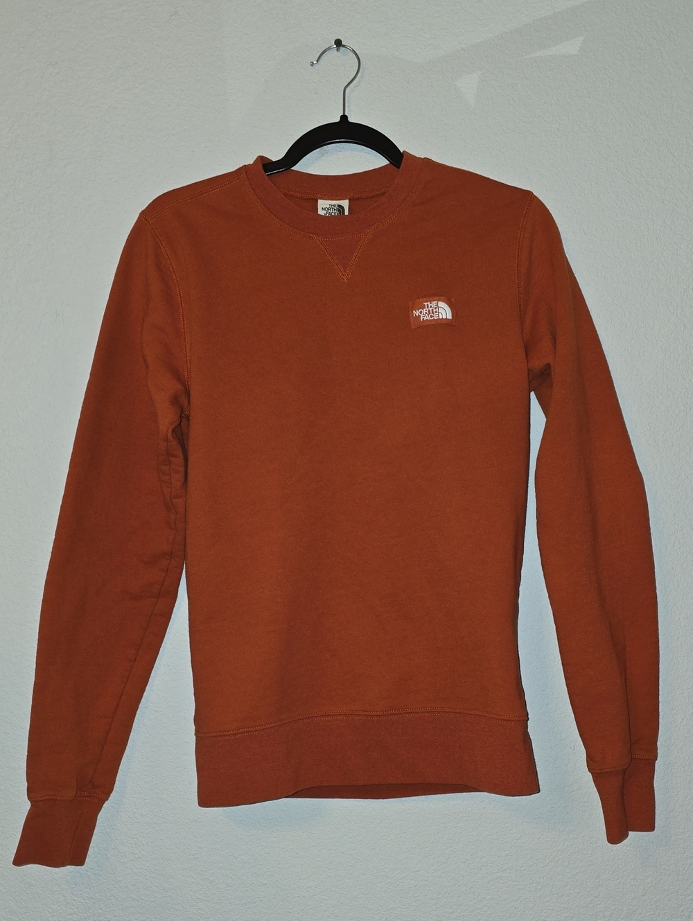 The North Face Men's Rust Orange Crewneck Sweatshirt